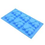 Форма д/выпечки силикон 6 кексов мишки 30*18*2см Катунь/КТ-S-329