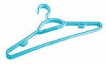 Комплект вешалок д/легкой одежды р48 (3шт) голубой/желт/светло голуб Бытпласт/4312356 - 