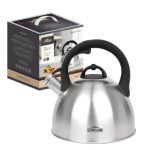 Чайник нерж/сталь со свистком 3л ручка soft touch STONELAND SWK-0119