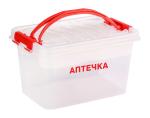 Контейнер Аптечка 7л прямоугольный с ручками со вставкой Башпласт/М7582 (э)