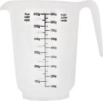 Кувшин мерный 1л прозрачный Пластик Репаблик/PT305310999 (м)