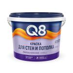 Краска д/стен и потолка в/д белоснежная матовая FORMULA Q8 2,7кг/261415 