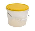 Контейнер пласт кругл 4л герметичн крышка/ручка Бриг/0-07 (Б)