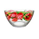 Салатник стекл 0,7л Тюльпаны Декостек/425/1-Д/Т00023358