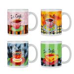 Кружка фарфор 0,32л Настроение 4диз Миллими ГЦ/806-347