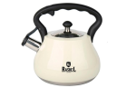 Чайник нерж/сталь со свистком 3л кремовый ГРН/М-7189