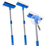 Окномойка Мамонтенок чистолюб 25см с телескоп ручкой 120см голубая Мультипласт/МРМ5422 (м)