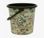 Ведро 10л пласт Камуфляж Мультикам ВМС/ВР-7808 (м)