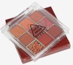 3 Палетка теней д/век 9 цв с глиттером/7334859