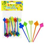 Шпажки д/канапе 24шт*9см цветные Антелла/0067