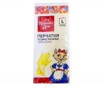 Перчатки резиновые желтые L Кошкин дом/30-05-003 ---