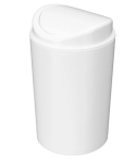 Контейнер д/мусора 1,4л с подвижной крышкой белый Бытпласт/434299616
