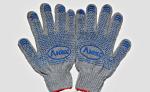 Перчатки ПВХ Люкс (5 нитей) серые (размер 9)/Л 57 Сс/00-00000098