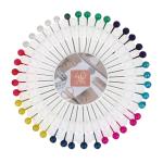 Булавки д/закалывания 40игл д8см 3,8см шар /308-356 МИН 12 ШТ