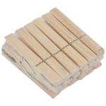 Прищепки д/белья дерев 12шт Рыжий кот/311378