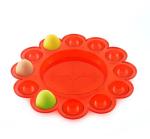 Блюдо-подставка пласт на 12 яиц и кулича №3 Бриг/5-04 (м)