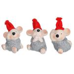 Сувенир керам 8*6,5*5,5см Мудрая мышь 3диз Сноу Бум ГЦ/398-312