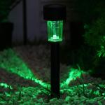 Фонарь садовый пласт 4,5*30см солн батарея 1LED свечение мульти Луазон СЛ/2997280