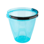 Ведро 10л пласт Лайт прозрачное голубое Радиан/10033044