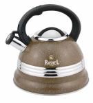 Чайник нерж/сталь со свистком 3,2л коричневый ГРН/М-7905
