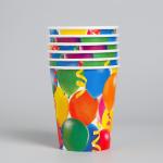 Набор стаканов бумажн 6шт*0,25л Праздник/2370413