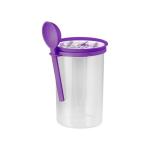 Lavender Банка д/сыпучих продуктов с ложкой 0,7л Полимербыт/4330644