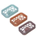 Мыльница пласт 14*8,5*4см 3цв Ветта/463-511