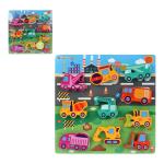 2 Игрушка Рамка вкладка дерев формы на липучках 22,5*22,5*2см Игроленд/262-003