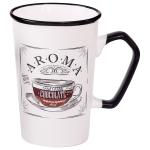 АРОМА Кружка фарфор 0,42л цилиндр Аппетит ПЛТ/WWAROMA-2