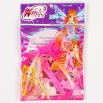 2 Набор игровой Парикмахера(ножницы/фен/расческа/заколка) Феи Винкс 4пр пластик от 3х лет/9492947