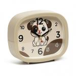 Будильник кварц корпус хаки Щенок/В5-022