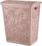 Корзина д/белья с крышкой Фиори 40,3*28*47см 35л розовый топаз Пластик Репаблик/KL120511005