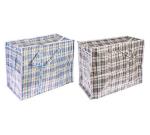 Сумка хозяйственная неткан Клетка 60*50*30см 2цв ГЦ/467-039