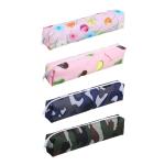 Пенал косметичка прямоуг 18,5*3*3,5см ПВХ 4диз ГЦ/238-391