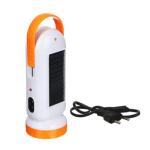 Фонарь прожектор пласт Чингисхан аккум 2 в 1 17+0,5Вт LED 220В 14,5*5,5см солнеч батар ГЦ/198-094