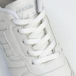 Шнурки плоские широкие 90см белые/ДС-241-5 МИН 5ШТ