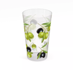 ОЛИВА Стакан пласт 0,4л с декором Полимербыт/4315020