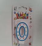 Свеча д/торта цифра 0 6,5см КТТ/00-00004716/015-231-022/057-253-014 (э)