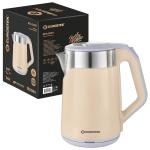 Чайник электр 1,8л диск 1500Вт бежевый Евростек/EEK-2027