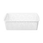 Корзина универс Floral 4,3л 30*19,5*9,5см белый Бытпласт/431296216