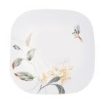 Анета Тарелка мелкая опаловое стекло 21,5см квадр Анета Миллими ГЦ/818-539 архив