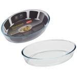 Форма д/запекания стекло овал без ручек 2,4л Cristallino Маллони СКР/005564