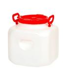 Бочка 30л квадратная белая Радиан/10193061