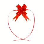 Бант-бабочка золотая полоса 23, запайка-10шт б/этик