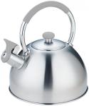 Чайник нерж/сталь со свистком 2,5л soft-tauch силикон индукция Катунь/КТ-149