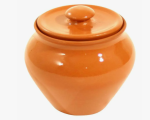 Горшочек д/запекания 0,9л терракот ПЛТ/ГП0,9