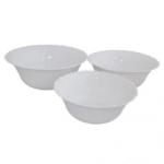 Без деколи Набор салатников стеклокерам 3пр 17,5см 20см 22,5см МФК/OW-3B4(N)