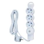 Удлинитель сетевой Mi303 3*1.00мм 3м с заземл с выключателем/Спутник