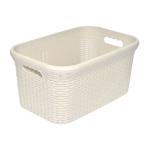 Корзина универс Ротанг 32л 50*32,3*24,5см слоновая кость Виолет/263226---