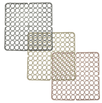 Решетка д/раковины квадрат 27*27см микс Мультипласт/MPG0279 МИН 5ШТ